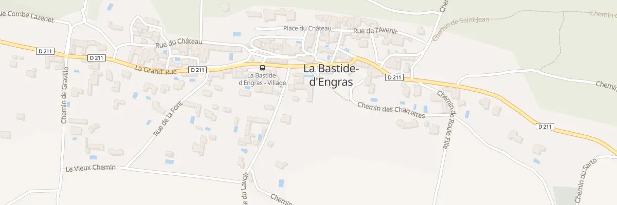 Plan du 5084 Rue du Lavoir à La Bastide-d’Engras