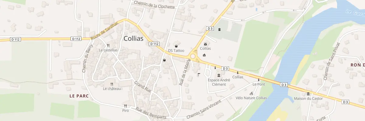 Plan du 5045 Rue de la République à Collias