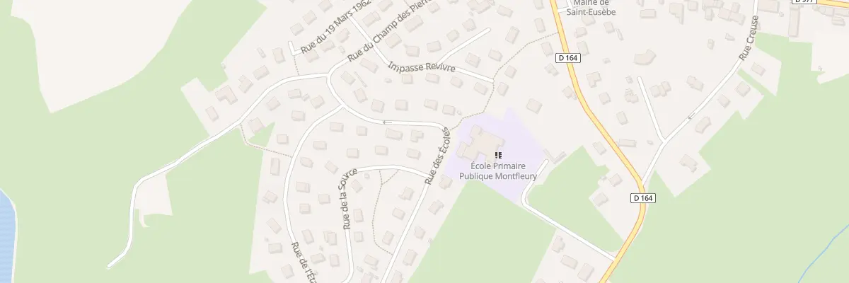 Plan du 34 Rue des Ecoles à Saint-Eusèbe