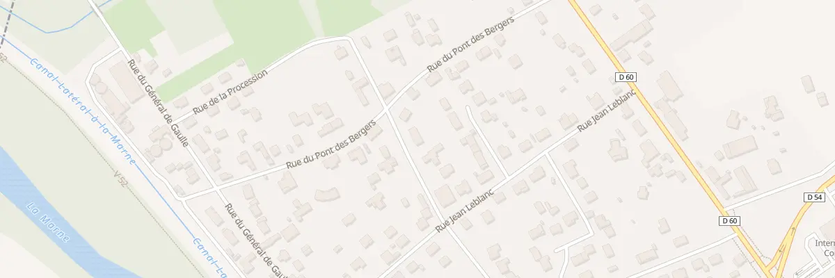 Plan du 53 Rue des Fosses du Village à Pogny
