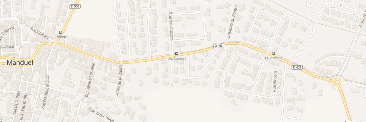 Plan du 7 Rue des Andalouses à Manduel