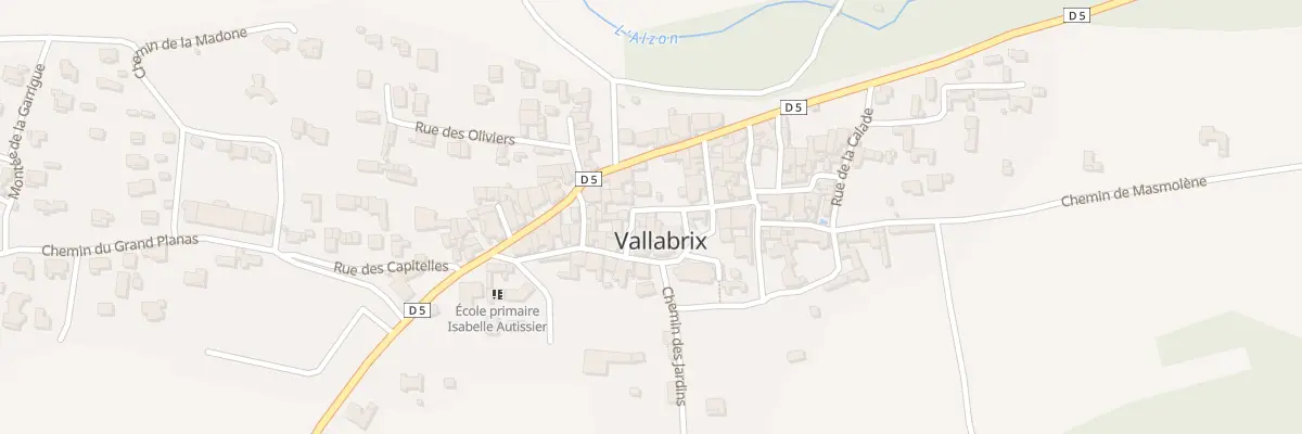 Plan du 5082 Pl de l’Eglise à Vallabrix