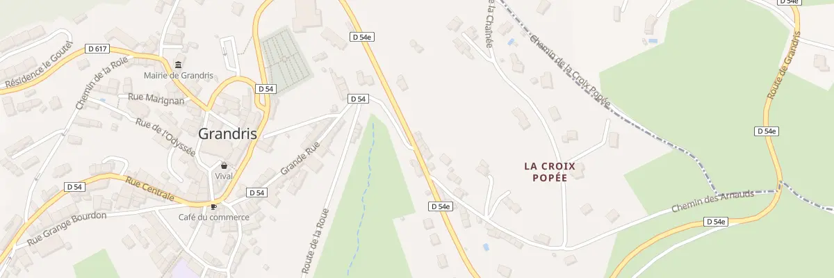 Plan du 342 Rte de Lamure sur Azergues à Grandris