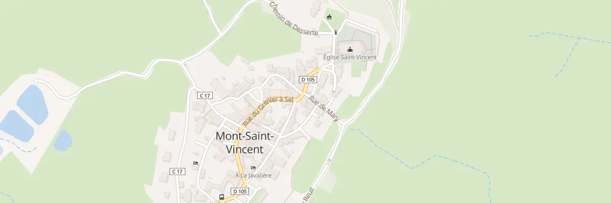 Plan du 5058 Rue de l’Eglise à Mont-Saint-Vincent
