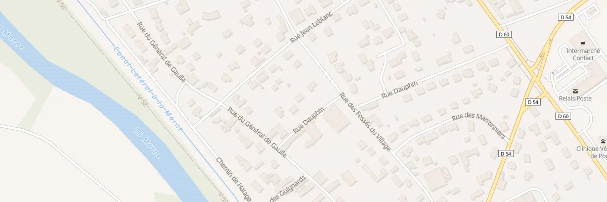 Plan du 8 Rle Dauphin à Pogny