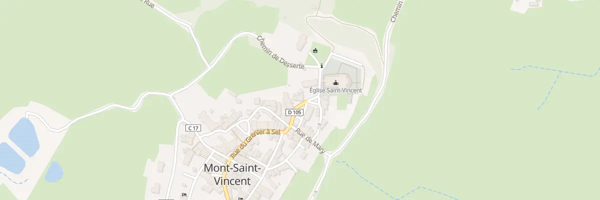 Plan du 7 Pl de l’Eglise à Mont-Saint-Vincent