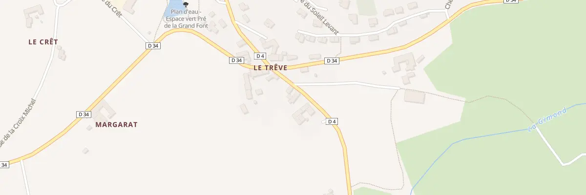 Plan du 50 Rte de St Symphorien sur Coise à Aveize
