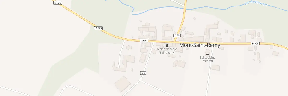 Plan du 5005 Rue de la Retourne à Mont-Saint-Remy