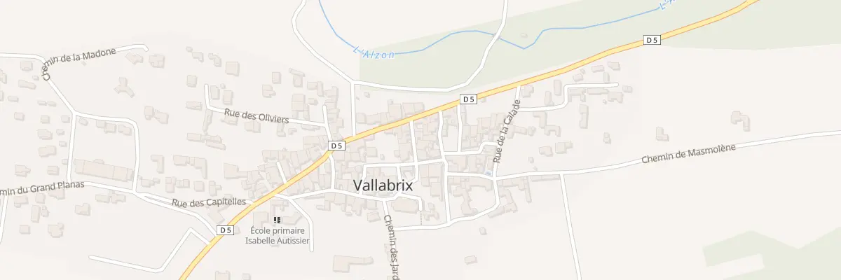 Plan du 5104 Le Village à Vallabrix