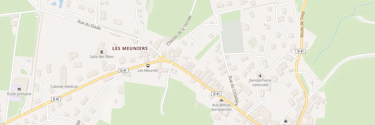 Plan du 5025 Le Bourg à Dompierre-les-Ormes