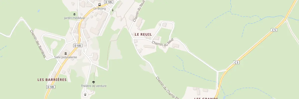 Plan du 8 Che du Reuil à Mont-Saint-Vincent