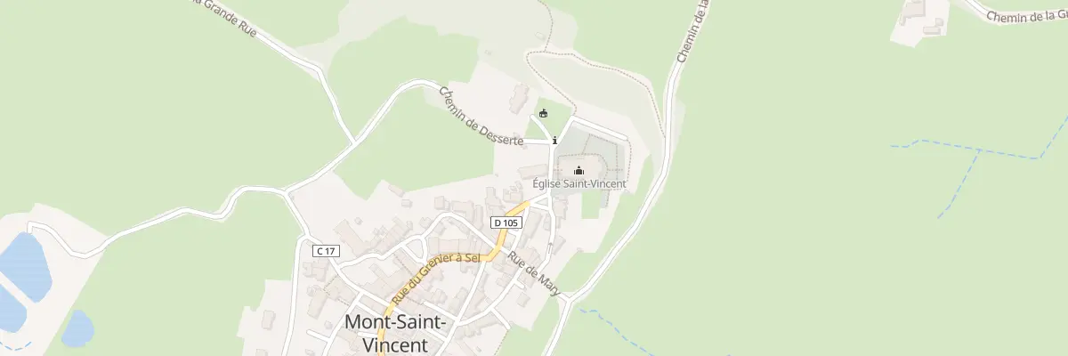 Plan du 5101 Pl de l’Eglise à Mont-Saint-Vincent