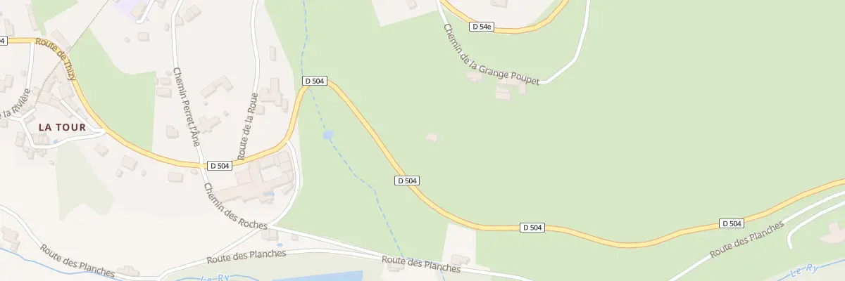 Plan du 5366C La Grange Poupet à Grandris