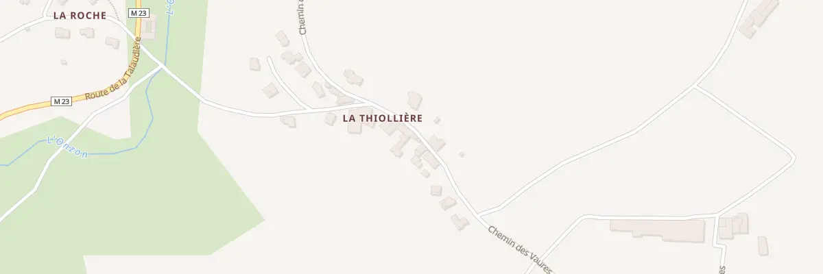 Plan du 558 Che de la Thiolliere à Saint-Christo-en-Jarez