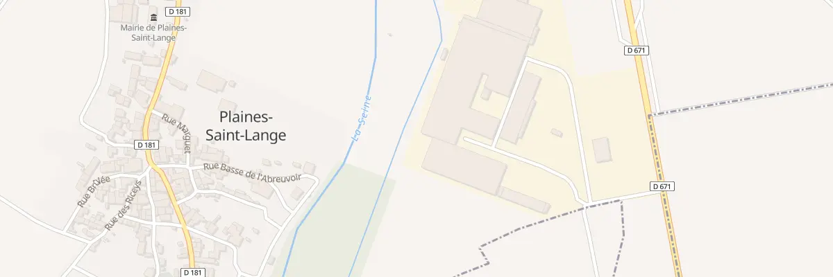 Plan du 45 Fouchere à Plaines-Saint-Lange
