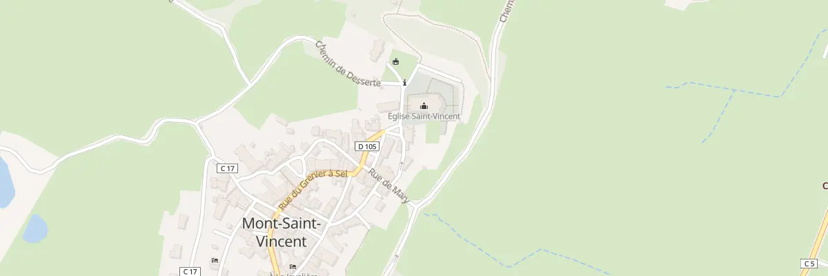 Plan du 5103 Pl de l’Eglise à Mont-Saint-Vincent