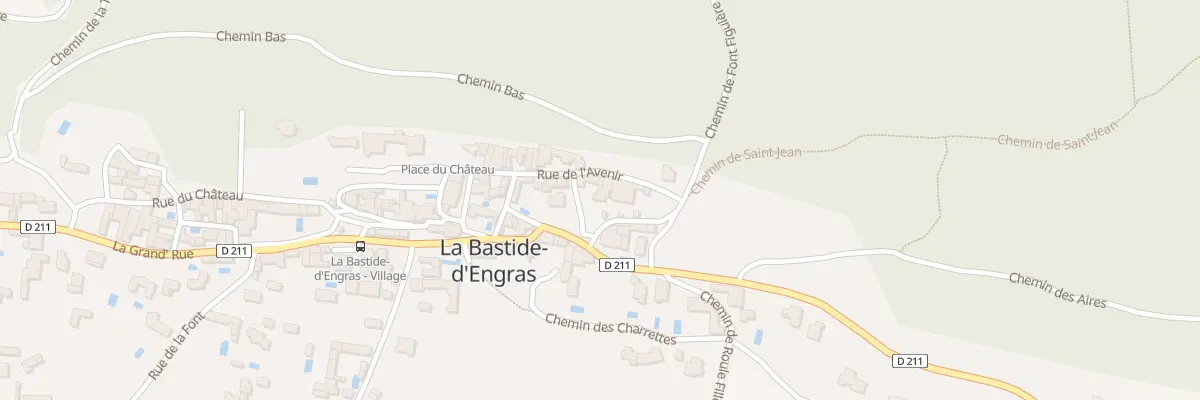 Plan du 5111 La Placette à La Bastide-d’Engras