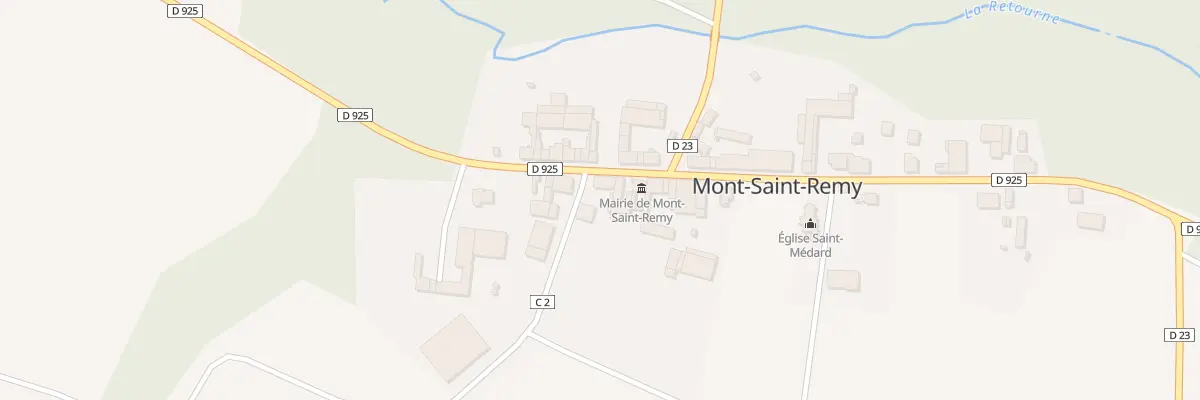 Plan du 29 Rue de la Retourne à Mont-Saint-Remy