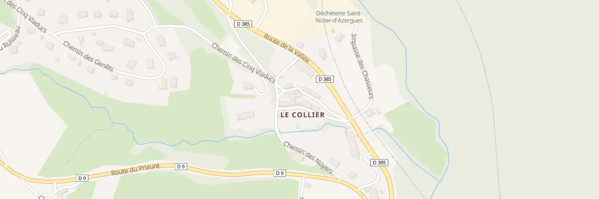 Plan du 83 Che du Calvaire à Saint-Nizier-d’Azergues