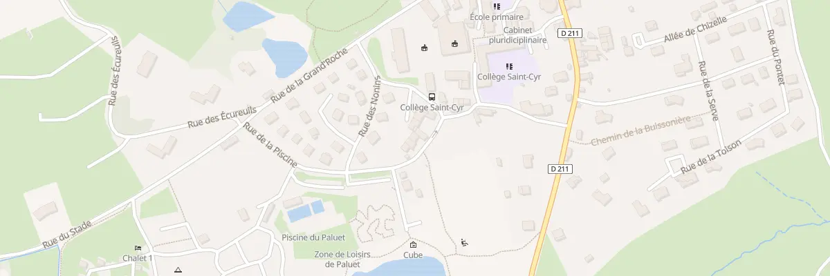 Plan du 15 Rue de la Piscine à Matour