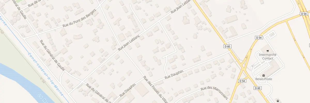 Plan du 8 Rue du Val de Moivre à Pogny