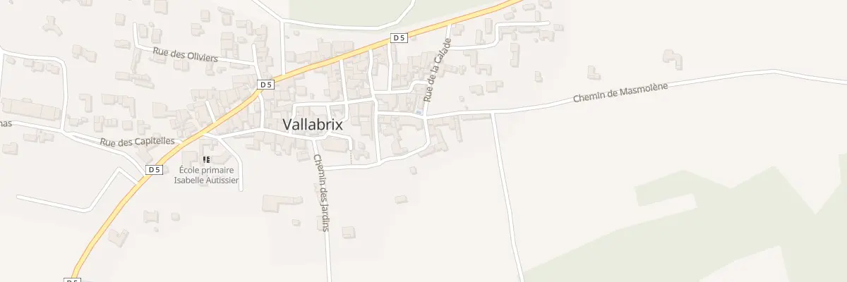 Plan du 20 Imp de la Condamine à Vallabrix