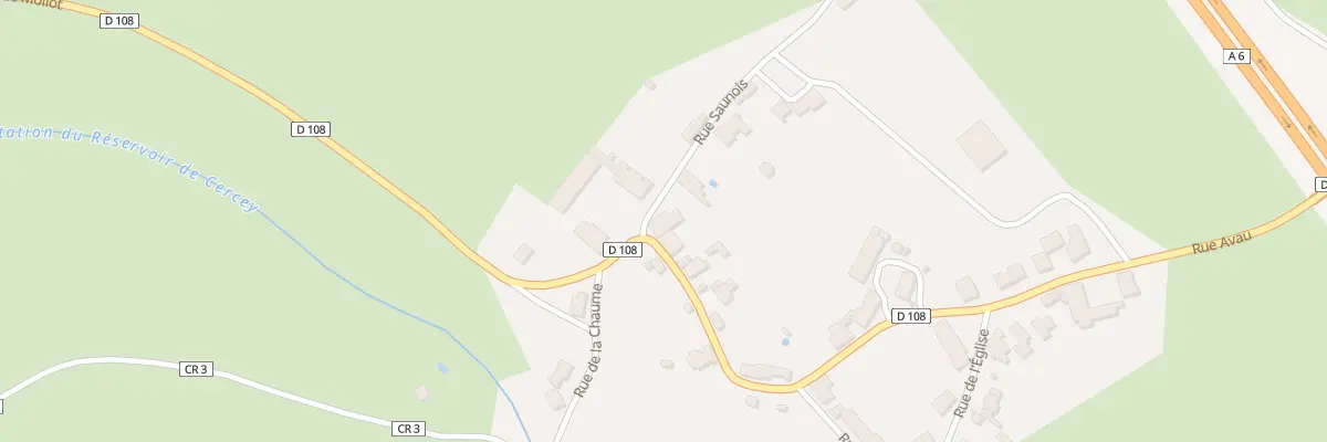 Plan du 5026 Le Village à Gissey-le-Vieil