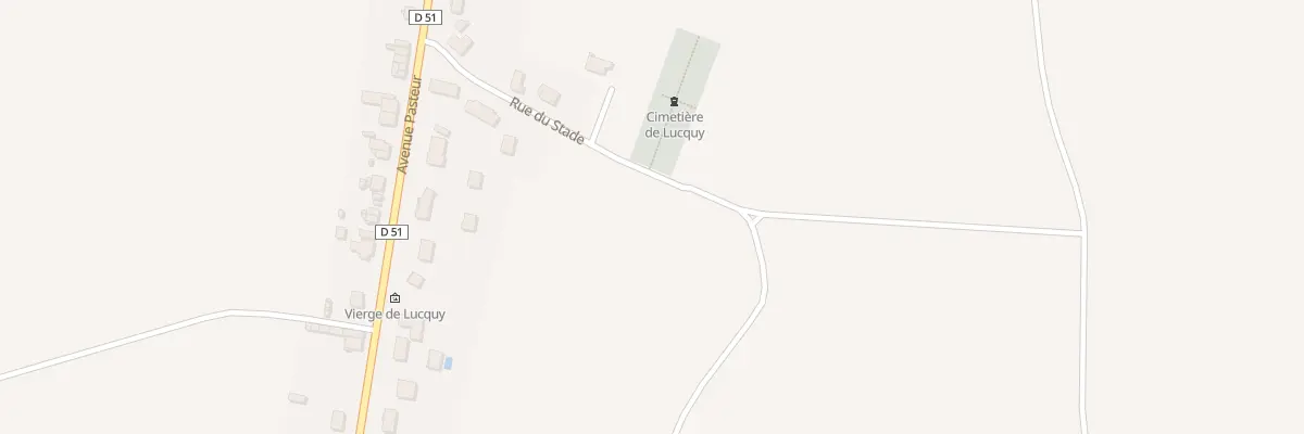 Plan du 14 Rue du Stade à Lucquy