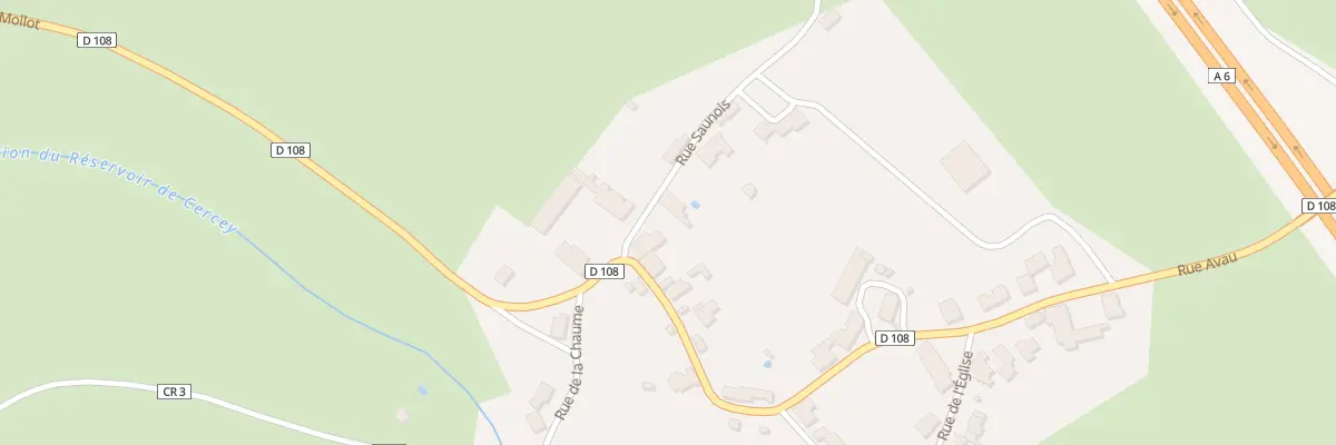 Plan du 5025 Le Village à Gissey-le-Vieil
