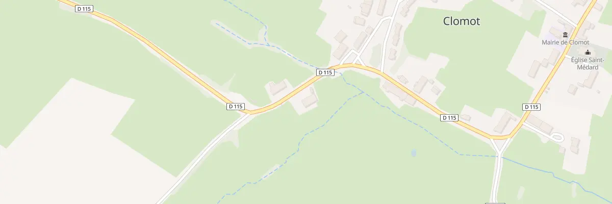 Plan du 3 Rte d’Allerey à Clomot