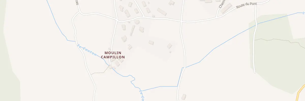 Plan du 5640 Moulin Campillon à Marcenod