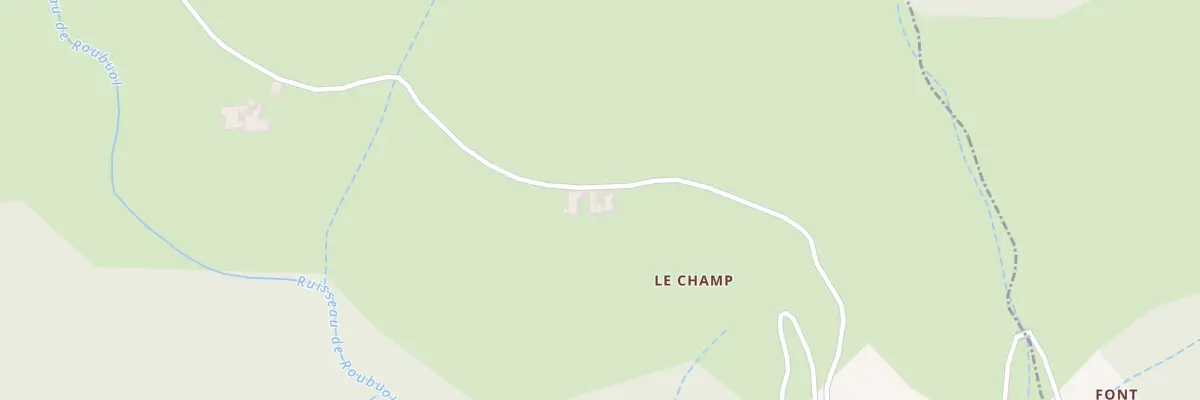 Plan du 5280 Le Champ à Saint-Pierreville