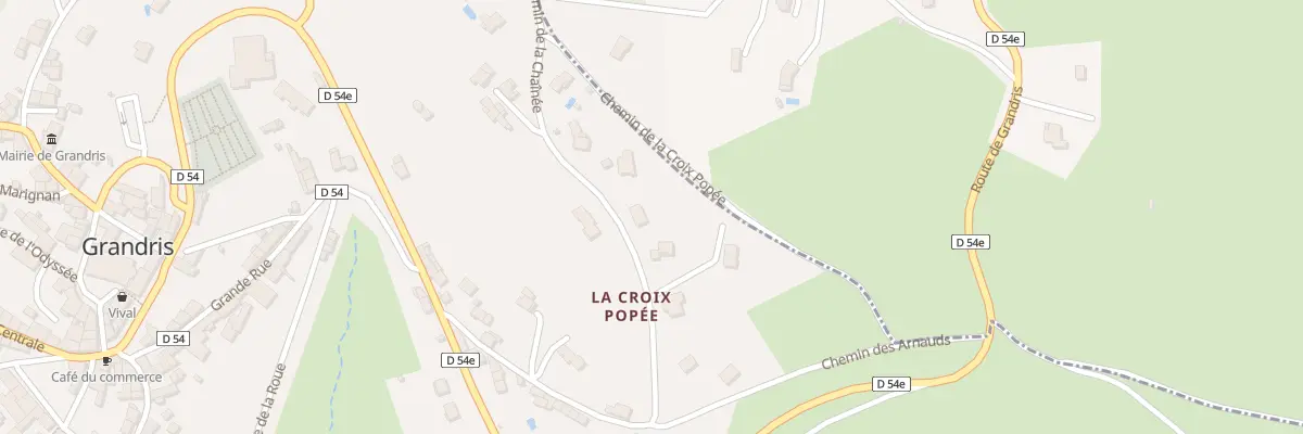 Plan du 5546 Croix Popee à Grandris