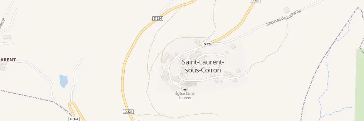 Plan du 5043T Le Village à Saint-Laurent-sous-Coiron