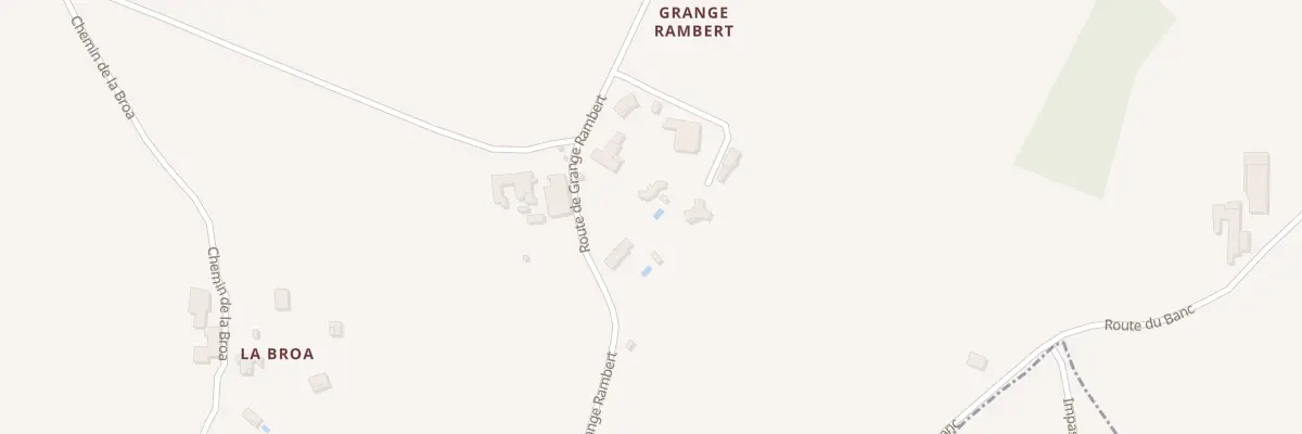 Plan du 599 Rte de Grange Rambert à Larajasse