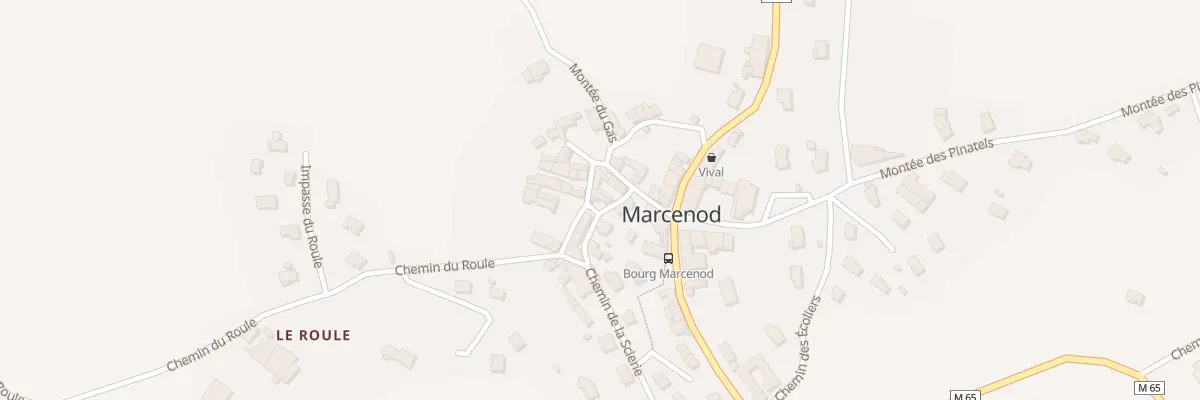 Plan du 61 Rue des Forgerons à Marcenod
