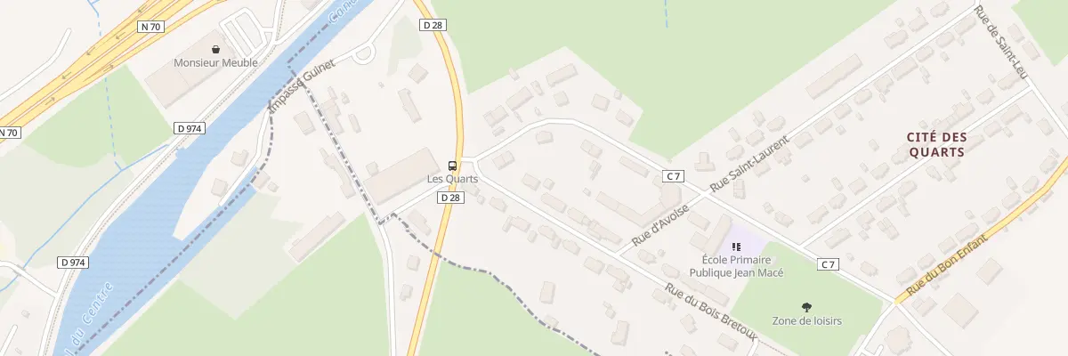 Plan du 1 Rue du Bois Bretoux à Saint-Laurent-d’Andenay