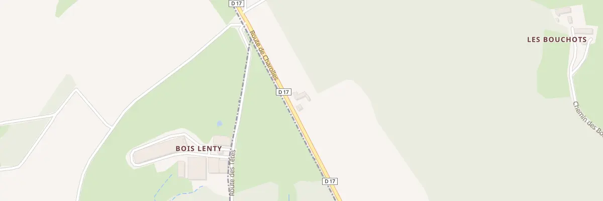 Plan du 527 Rte de Charolles à Sivignon