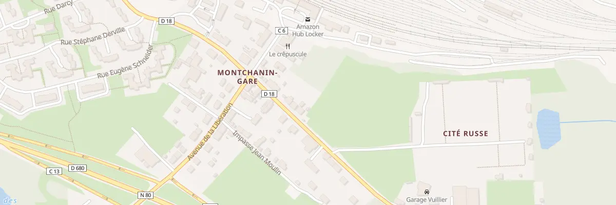 Plan du 13 Rue du Pont Jeanne Rose à Montchanin