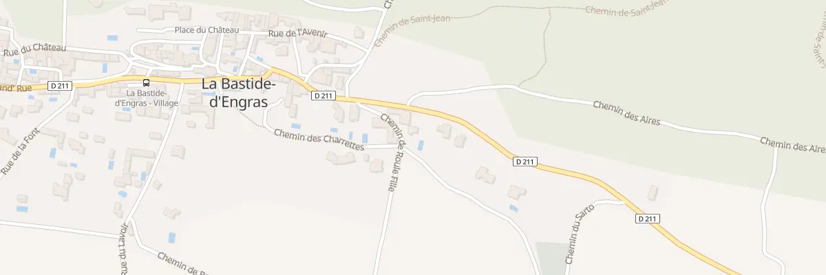 Plan du 5075 Rte de Pougnadoresse à La Bastide-d’Engras