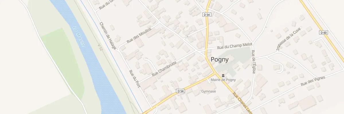 Plan du 5 Rue Chambrotte à Pogny