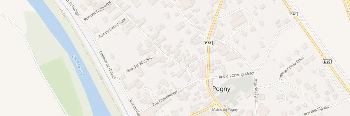 Plan du 15 Rue du General de Gaulle à Pogny