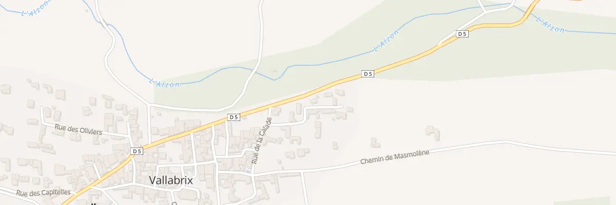 Plan du 5239 Che du Réservoir à Vallabrix