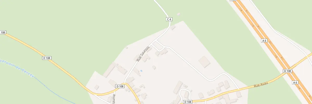 Plan du 4 Ptr Petite Rue Saunois à Gissey-le-Vieil