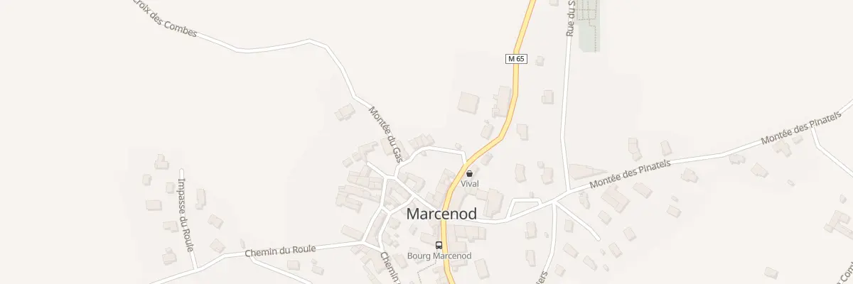 Plan du 55 Rue de l’Ancien Abreuvoir à Marcenod