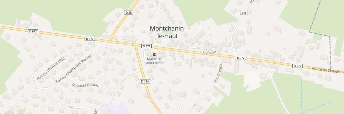 Plan du 40 Rte de Chalon à Saint-Eusèbe