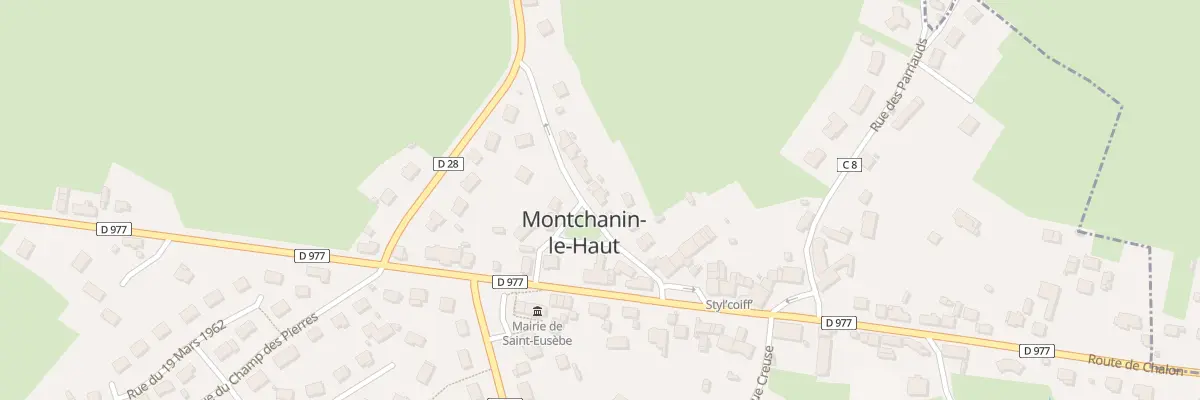 Plan du 8 Che de Marmagne à Saint-Eusèbe