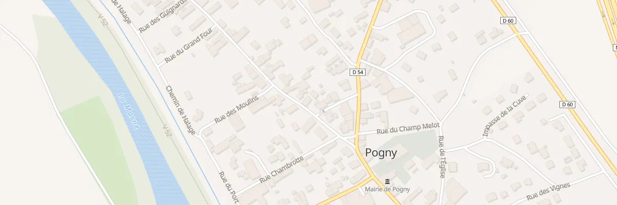 Plan du 13C Rue du General de Gaulle à Pogny