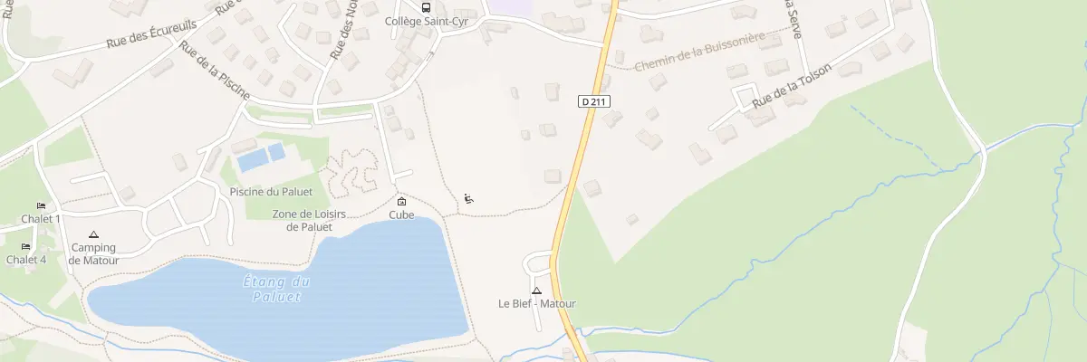 Plan du 6384 Rue de Saint-Pierre à Matour