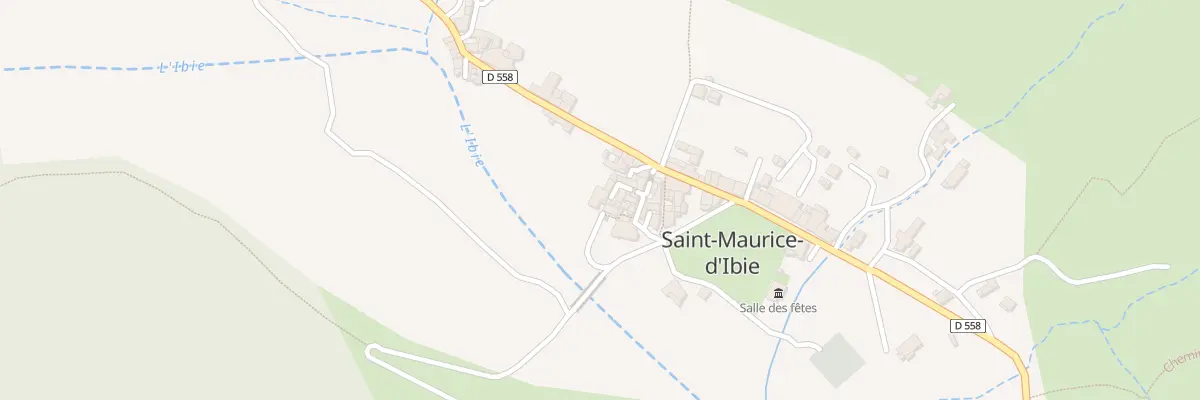 Plan du 55 Rue des Potagers à Saint-Maurice-d’Ibie